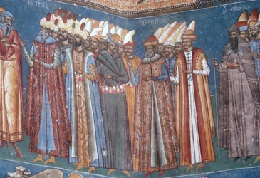 Turcy, fragment z Sądu Ostatecznego, 1547-50