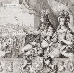 Koronacja angielskiego króla Wilhelma III i królowej Marii II 11 kwietnia
