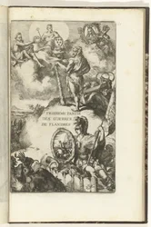 Druk tytułowy do trzeciej części Guerres de Flandres Troisieme partie des Guerres de Flandres (tytuł przedmiotu) Guerres de Flandres (tytuł serii)