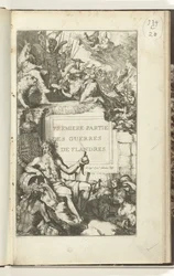 Druk tytułowy pierwszej części Guerres de Flandres Premier partie des Guerres de Flandres (tytuł na obiekcie) Guerres de Flandres (tytuł serii)