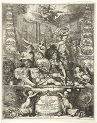Alegoria śmierci Michiela de Ruytera, 1676