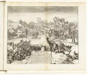 Zdobycie i plądrowanie Neuss, 1586 Prize de Nuys (tytuł na obiekcie) Guerres de Flandres (tytuł serii)