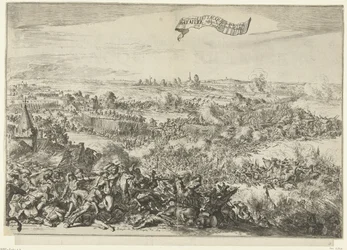 Bitwa pod Seneffe, 1674 Widzący wściekły Attacque zamienia się w Bataille