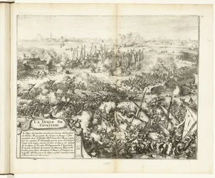 Bitwa o groblę Kauwenstein, 1585 La digue de Covestein (tytuł na obiekcie) Guerres de Flandres (tytuł serii)