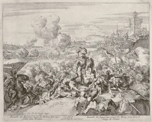 Cykl rycin wiedeńskich, Armia cesarska walcząca z Turkami, 1683