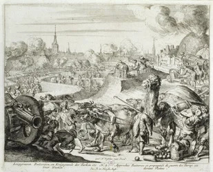 Wiedeński cykl graficzny, pozycja turecka w Wiedniu, 1683