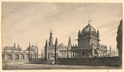 Scenografia, Świątynia Orientalna