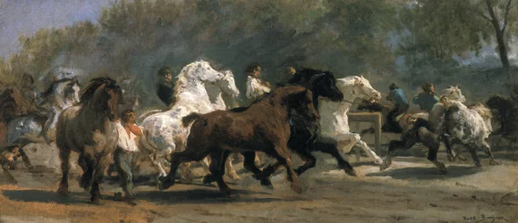 Studium do Targu końskiego, 1852-54
