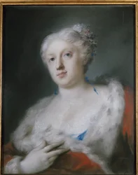 Autoportret (autoportret) Obraz Rosalba Carriera (1675-1757) Turyn, Galleria Sabauda