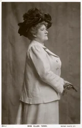 Ellen Terry, brytyjska aktorka, ok. 1900.