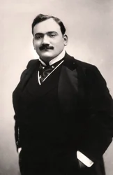 Enrico Caruso 1873-1921, włoski tenor, 1907.