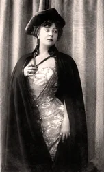 Olga Nethersole ok. 1863-1951, angielska aktorka i producentka teatralna, początek XX wieku.
