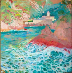 San Fruttuoso z morza, ok. 1909