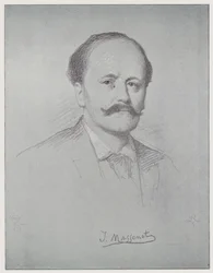 Jules Emile Frederic Massenet (lito)