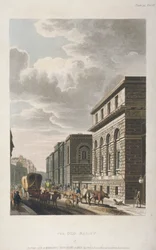 Widok na Old Bailey, patrząc na północ, City of London, 1814