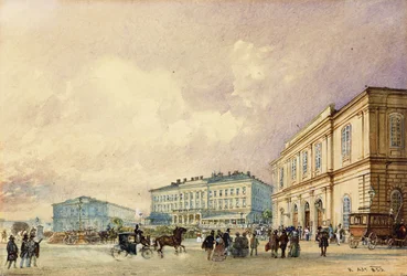 Dworzec Południowy, Wiedeń; Dworzec Południowy, Wiedeń, 1852 r.
