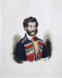 Portret dekabrysty hrabiego Zachara Czernyszowa 1796-1862, lata 30. XIX wieku