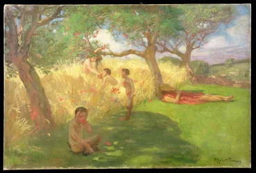 Satyry (olej na płótnie)