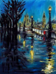 London Evening Promise, 2021 (olej na płótnie)