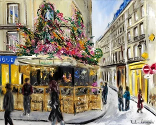 Maison Sauvage Paris - Jesień, 2023 (olej na płótnie)