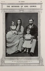 Książę i księżna Walii z dwójką swoich dzieci (1867)