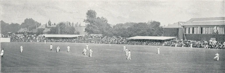 Uniwersytecki mecz krykieta w Lords, c1896