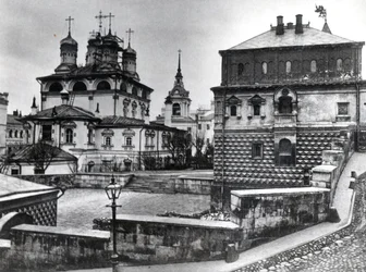 Dom Bojarów Romanowów w Klasztorze Znaku i Katedra Znaku w Moskwie