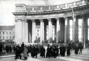 Demonstracja studencka, Petersburg, 1905