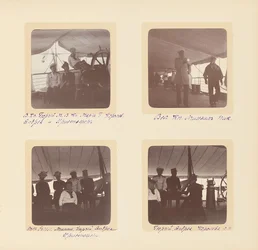 Rosyjska rodzina cesarska, strona z albumu fotograficznego, ok. 1897-99 (zdjęcie czarno-białe) (zob. także 487673-80)