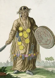 Szaman mongolski, 1820