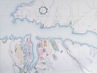 Mapa Sewastopola, 1854