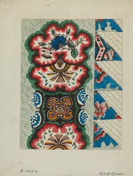 Narzuta pikowana, ok. 1936.