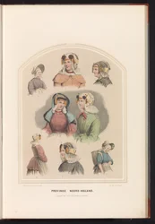 Tradycyjny strój Holandii Północnej, 1857 Prowincja Holandia Północna. / XXIII (tytuł na obiekcie)