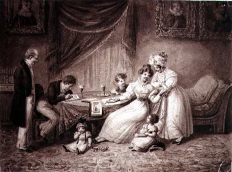 Akwarele, ok. 1830 (akwarela w sepii na papierze)