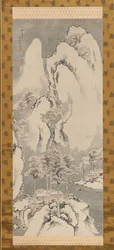 Śnieżny krajobraz, 1744.