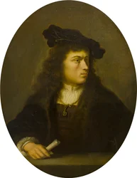 Portret nieznanego mężczyzny, ok. 1629-56 (olej na desce)