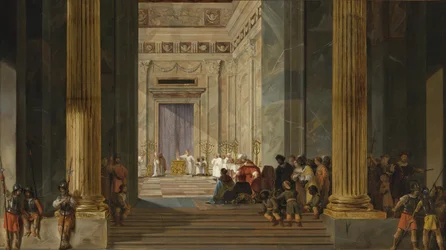 Królowa Saby przed świątynią króla Salomona w Jerozolimie, ok. 1630-1634