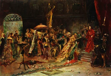 Prezentacja kardynałowi, 1877