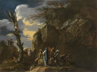 Ukrzyżowanie Polikratesa, ok. 1664 r. (olej na płótnie)
