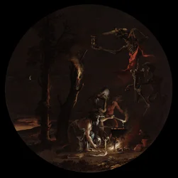 Sceny czarnoksięstwa: Wieczór, ok. godz. 1645-1649.