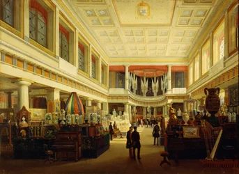 Pierwsza wystawa przemysłowa w Neapolu w Sala Tarsia w 1854 roku, Salvatore Fergola