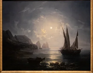 Nokturn na Capri, ok.1843 (olej na płótnie)