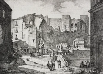 Widok na Piazza della Fontana dell