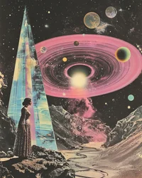 Surrealistyczna wizja kosmosu