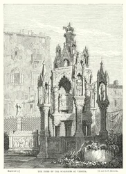 Grobowiec Scaligersów w Weronie (rycina)