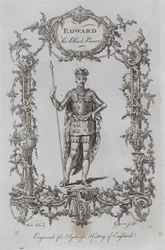 Edward Czarny Książę (rycina)