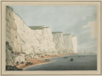 Flota u wybrzeży, Beachy Head, c. 1790-1805.