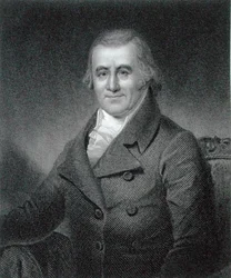 Caspar Wistar (1761-1818) grawerowany przez Williama G. Jackmana (fl.c.1841-60) (grafika)