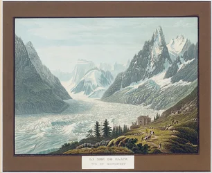 Morze Lodu, widok na Montanvert