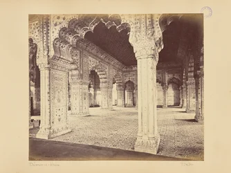 Delhi; pałac, wnętrze Dewan-i-Kass
